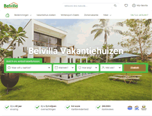 Tablet Screenshot of belvilla.nl
