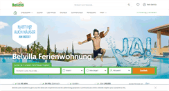 Desktop Screenshot of belvilla.de